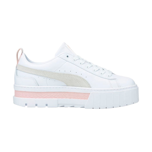 TENIS PUMA MAYZE LTH PARA DAMA COLOR BLANCO BEIGE ROSA