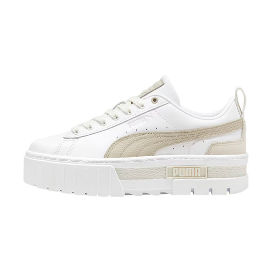 TENIS PUMA MAYZE LUXE PARA DAMA COLOR BLANCO BEIGE