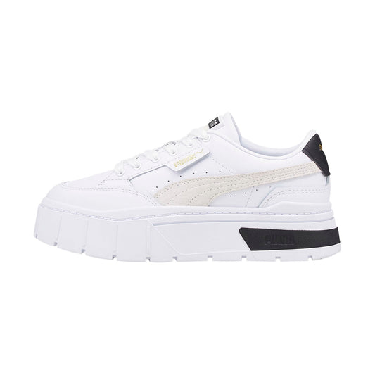 TENIS PUMA MAYZE STACK PARA DAMA COLOR BLANCO BEIGE NEGRO