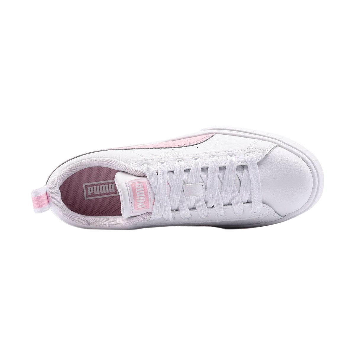 TENIS PUMA MAYZE LEATHER JUVENIL COLOR BLANCO ROSA