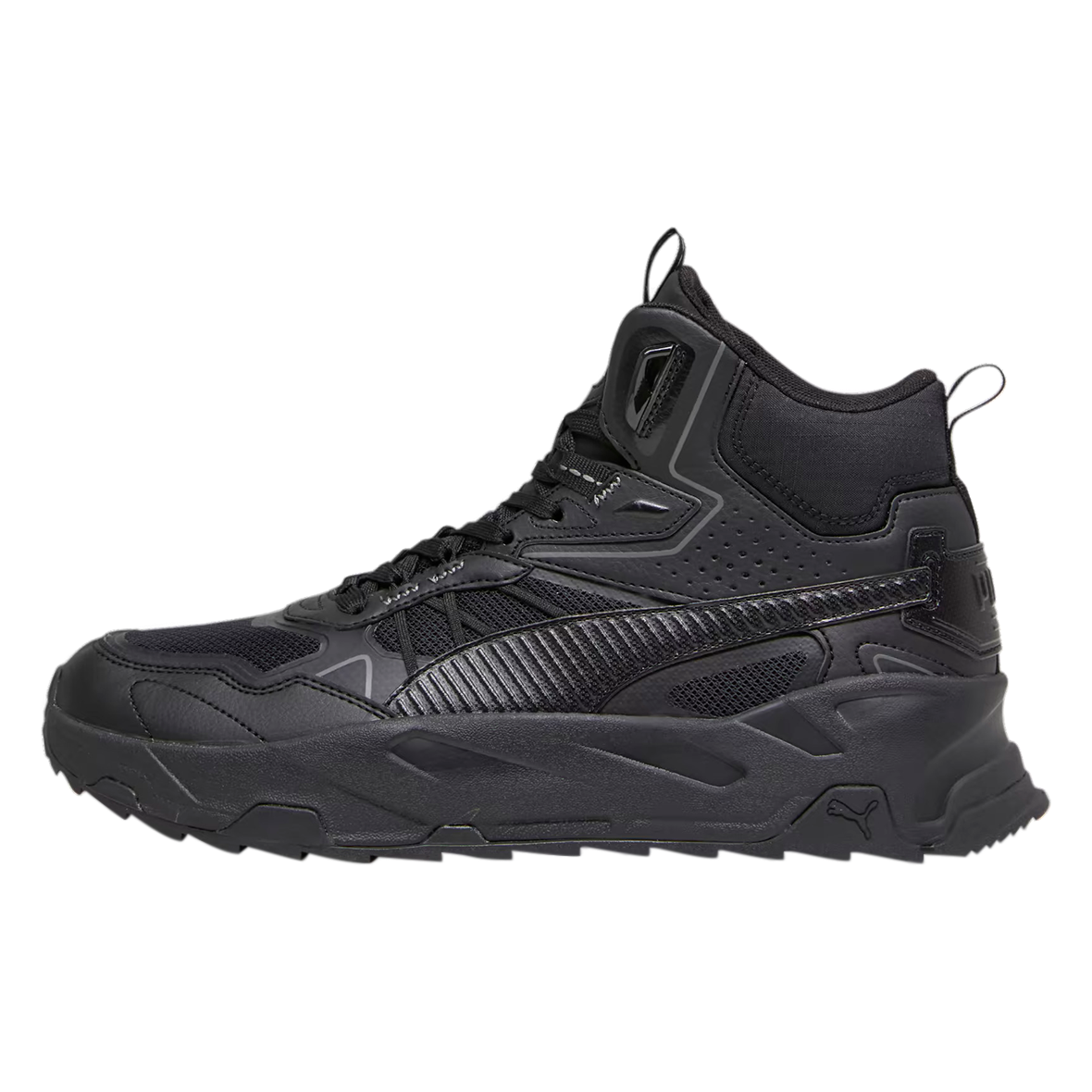 TENIS PUMA TRINITY MID PARA CABALLERO COLOR NEGRO MONOCROMO