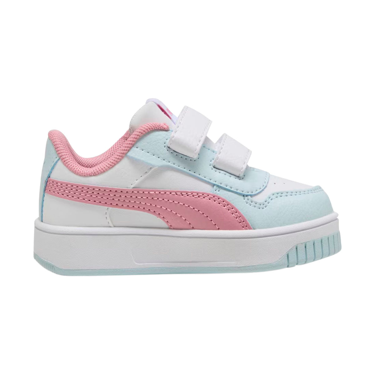 TENIS PUMA CARINA STREET INFANTIL COLOR BLANCO ROSA AZUL