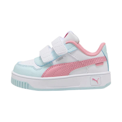 TENIS PUMA CARINA STREET INFANTIL COLOR BLANCO ROSA AZUL