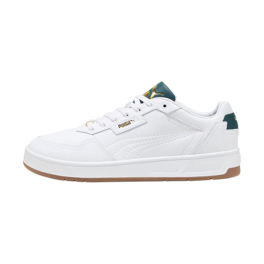 TENIS PUMA COURT CLASSIC LUX PARA CABALLERO COLOR BLANCO VERDE
