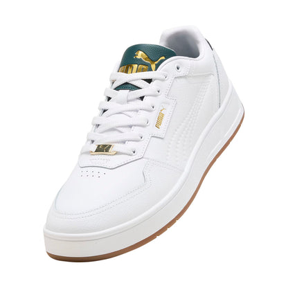 TENIS PUMA COURT CLASSIC LUX PARA CABALLERO COLOR BLANCO VERDE