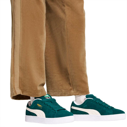 TENIS PUMA SUEDE XL PARA CABALLERO COLOR VERDE BLANCO
