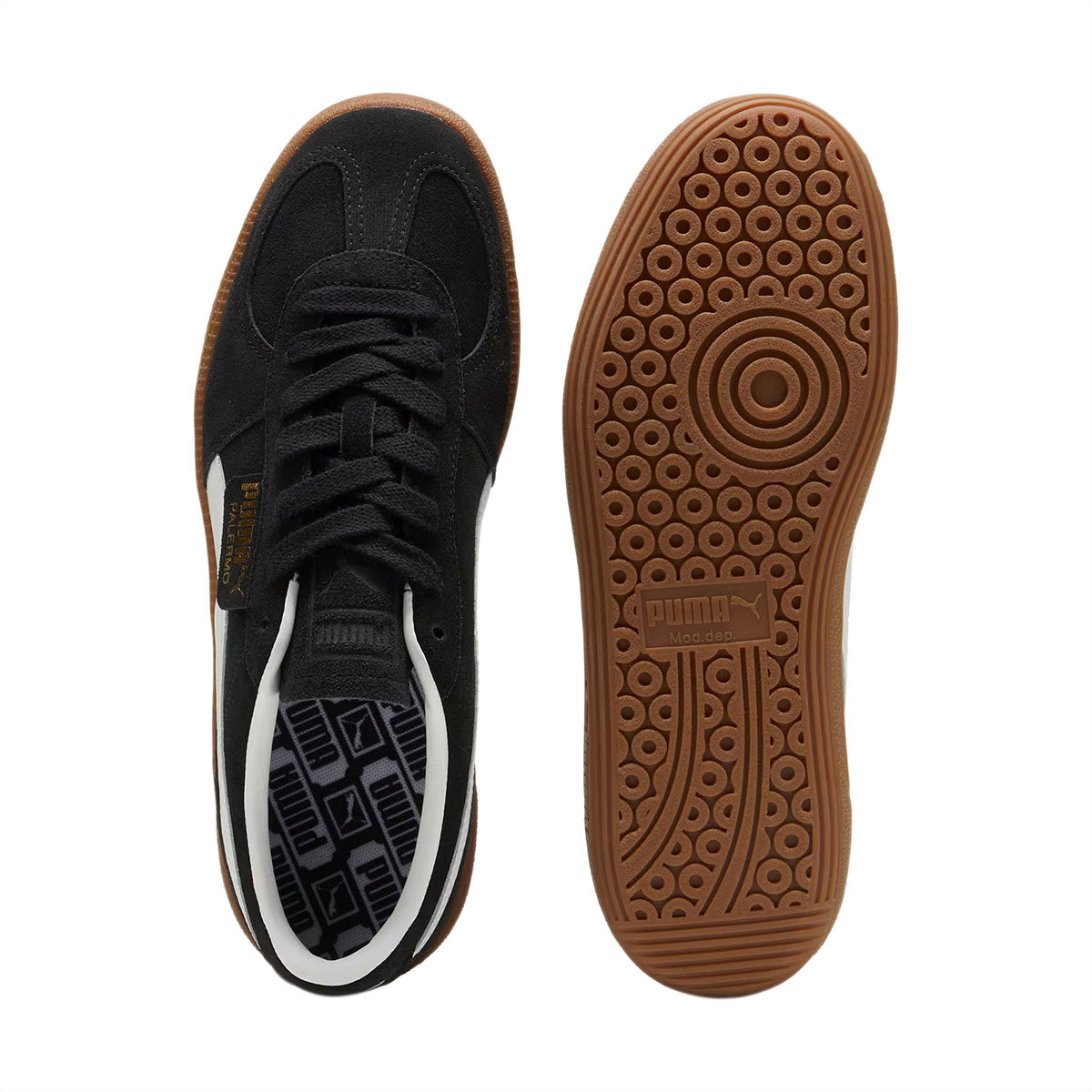 TENIS PUMA PALERMO PARA CABALLERO COLOR NEGRO BLANCO