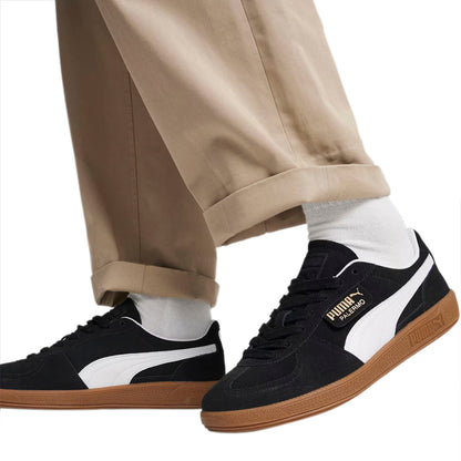 TENIS PUMA PALERMO PARA CABALLERO COLOR NEGRO BLANCO
