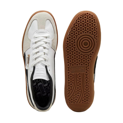 TENIS PUMA PALERMO LTH PARA CABALLERO COLOR BLANCO NEGRO