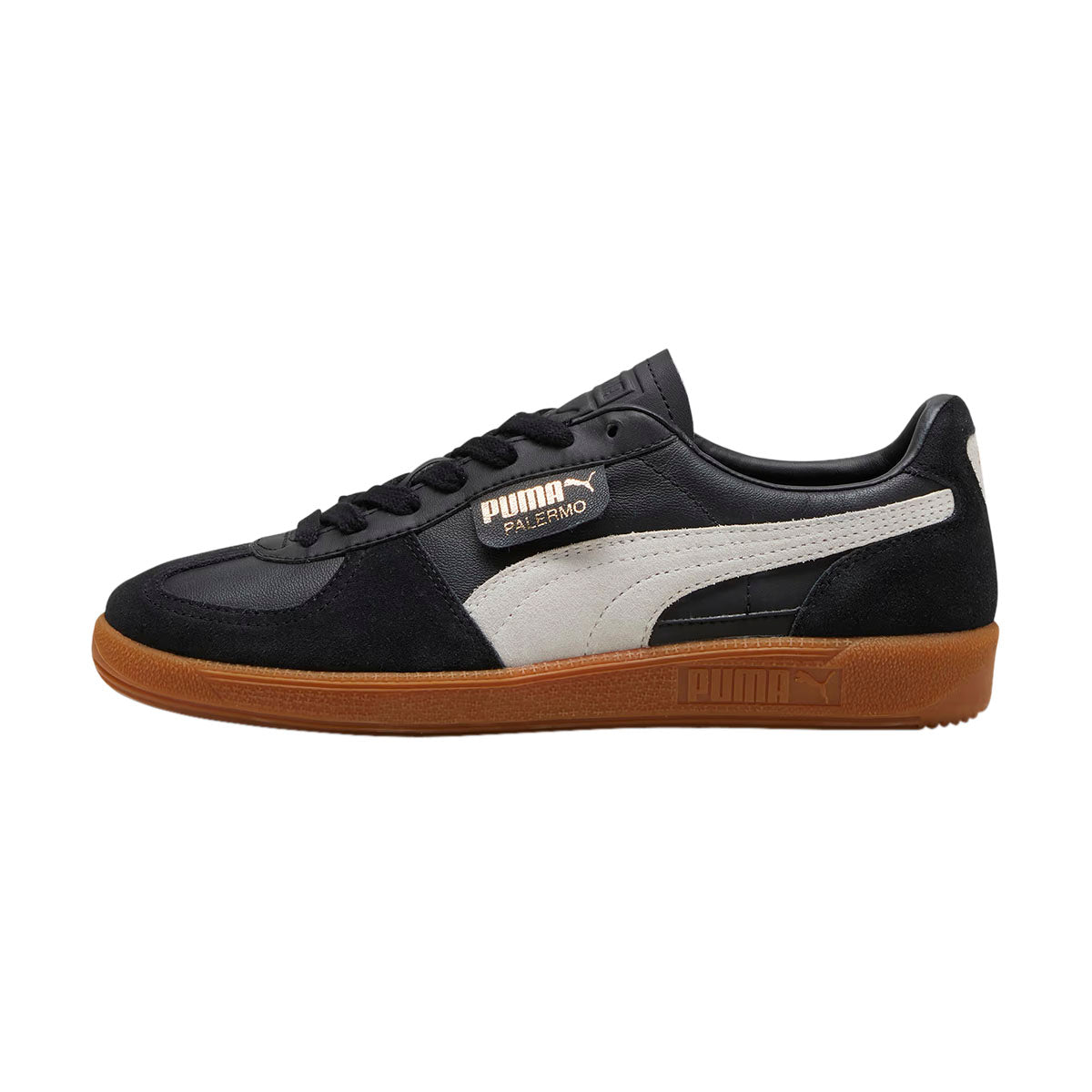 TENIS PUMA PALERMO LTH PARA CABALLERO COLOR NEGRO BLANCO