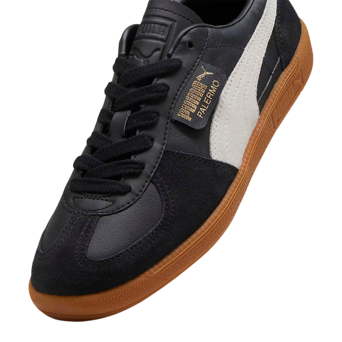 TENIS PUMA PALERMO LTH PARA CABALLERO COLOR NEGRO BLANCO