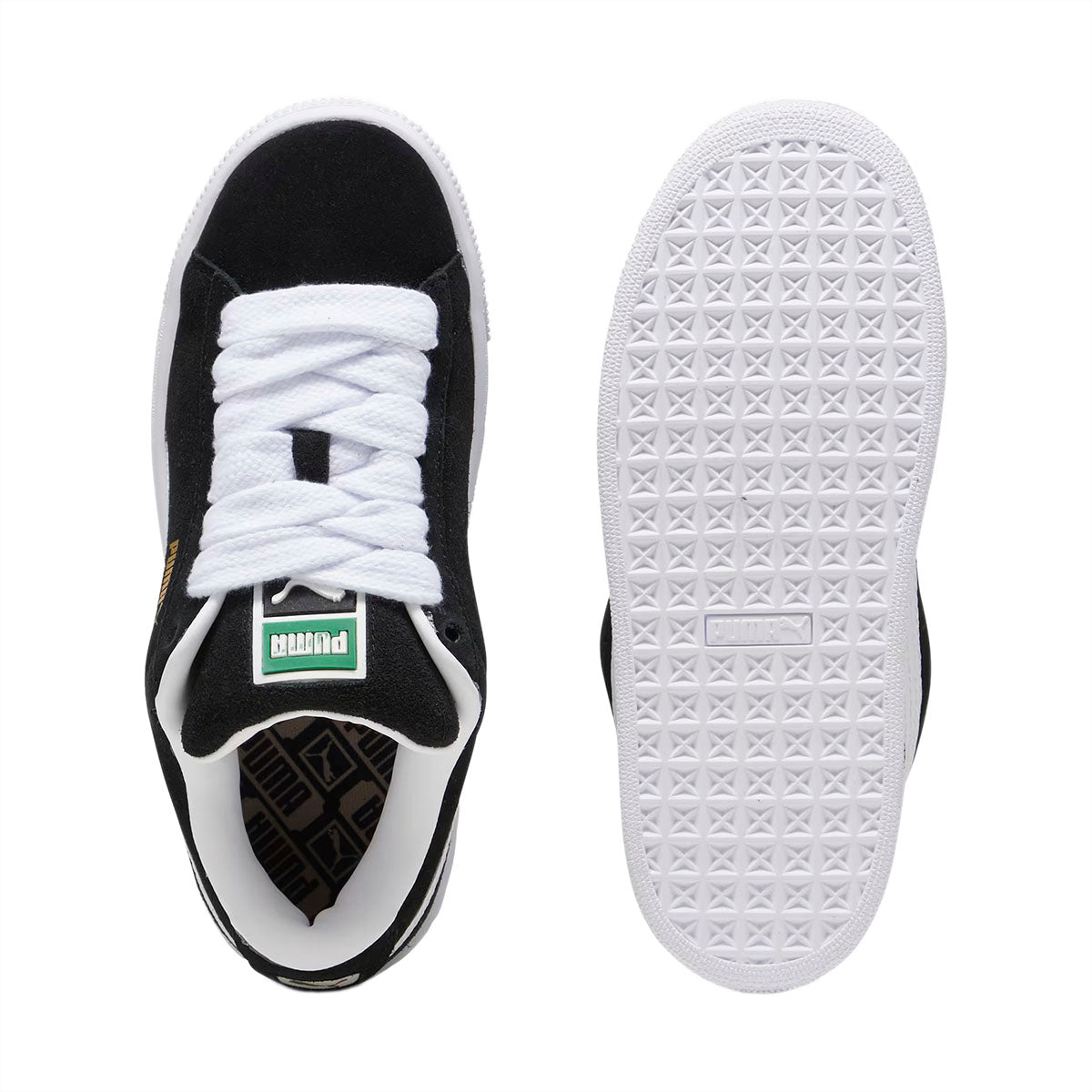 TENIS PUMA SUEDE XL JUVENIL COLOR NEGRO BLANCO