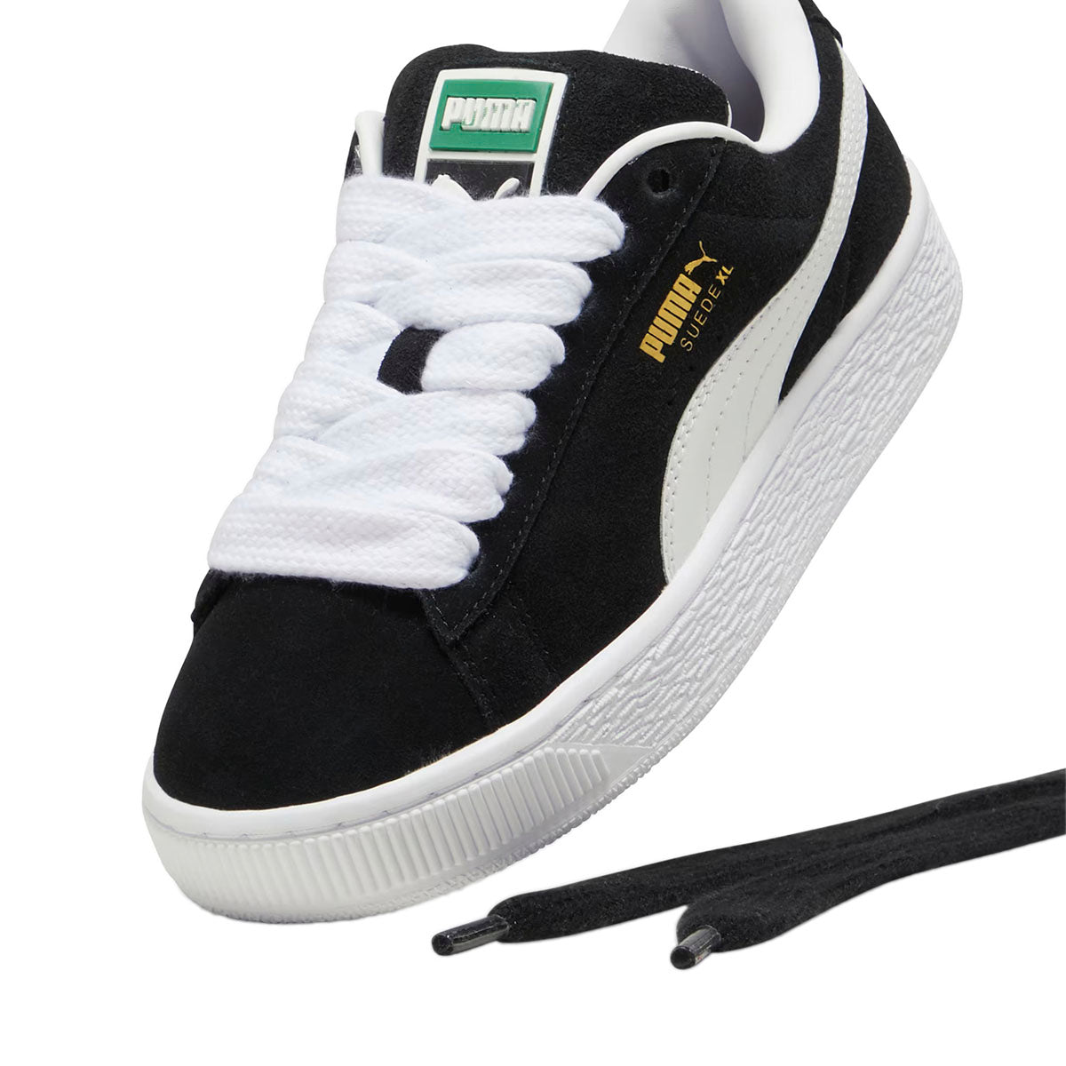TENIS PUMA SUEDE XL JUVENIL COLOR NEGRO BLANCO