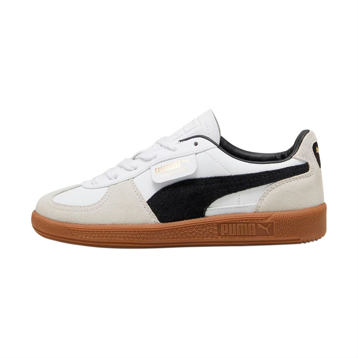 TENIS PUMA PALERMO JUVENIL COLOR BLANCO NEGRO