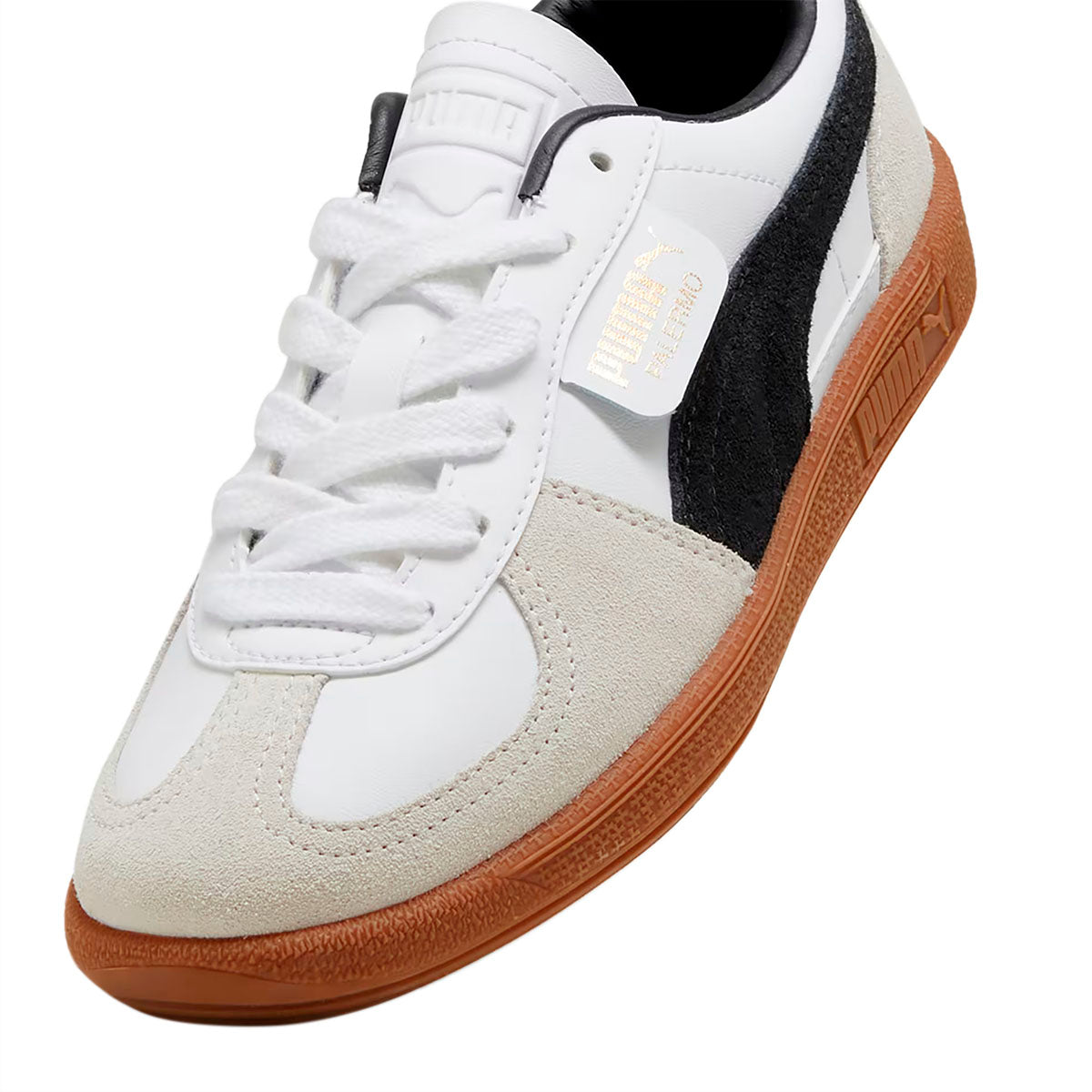 TENIS PUMA PALERMO JUVENIL COLOR BLANCO NEGRO