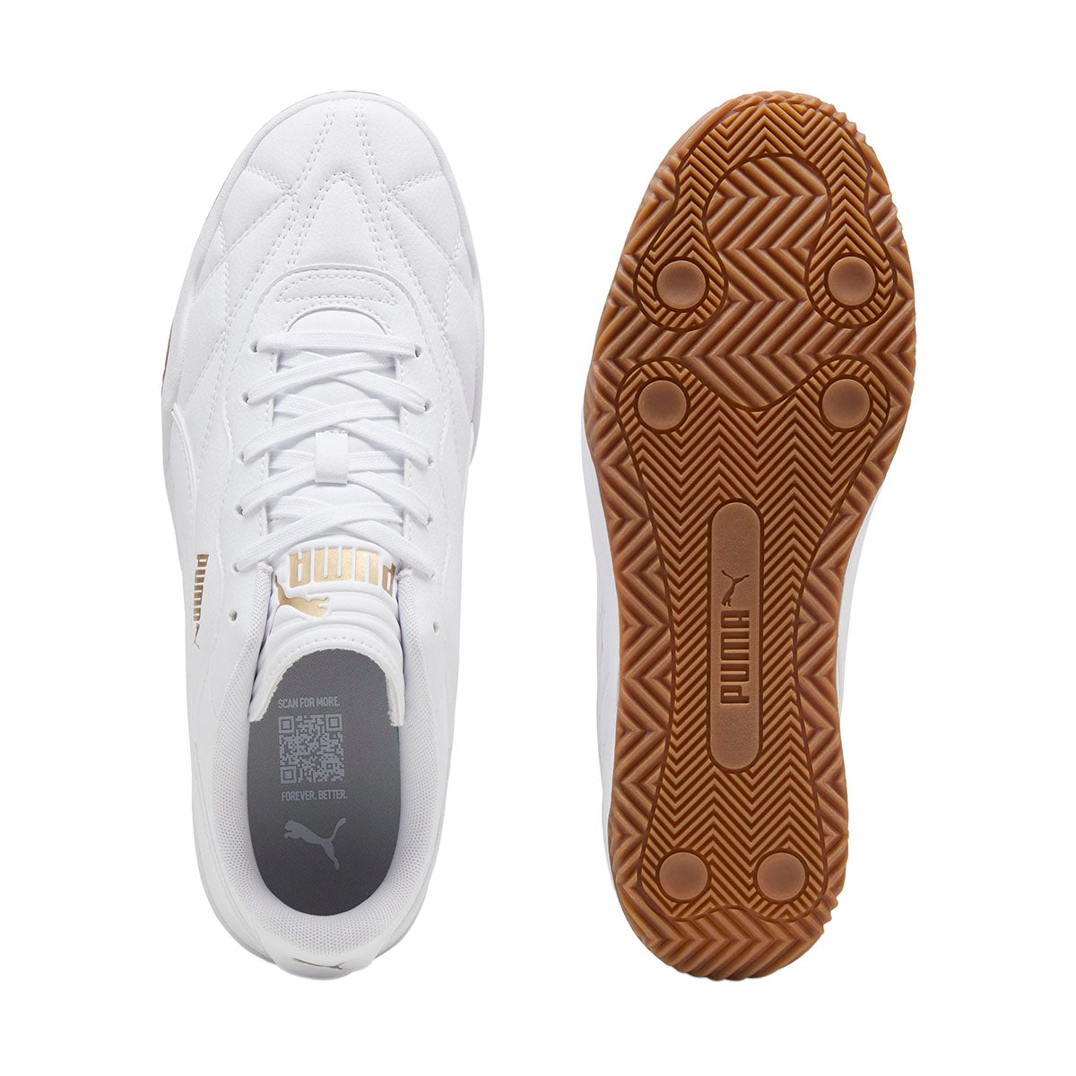 TENIS PUMA TIFOSI PARA CABALLERO COLOR BLANCO ORO