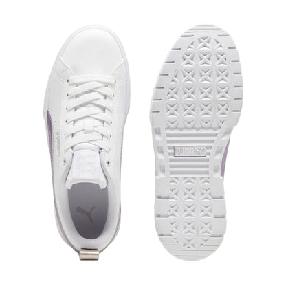 TENIS PUMA MAYZE GLOW-UP PARA DAMA COLOR BLANCO LILA