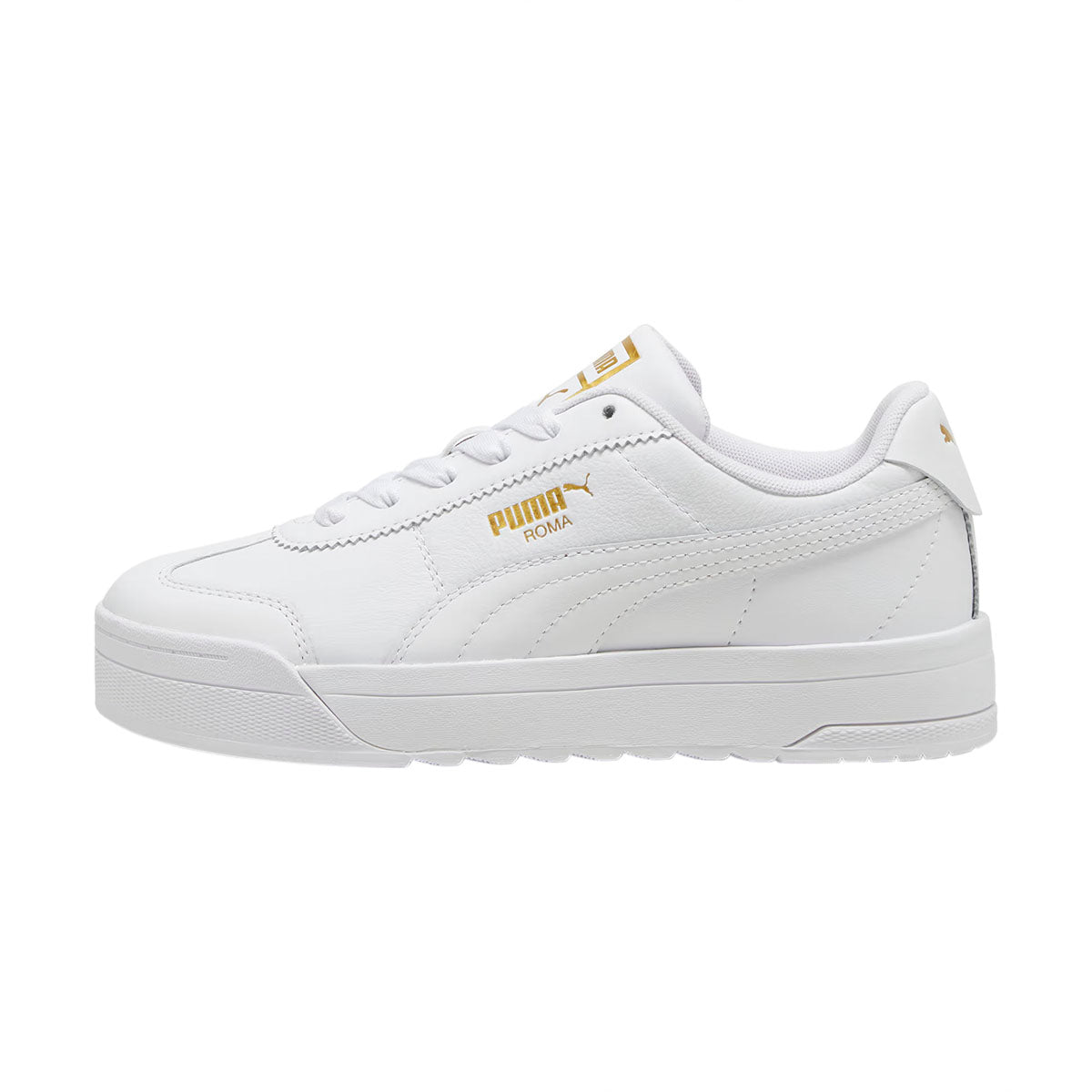 TENIS PUMA ROMA FEMININE PARA DAMA COLOR BLANCO ORO