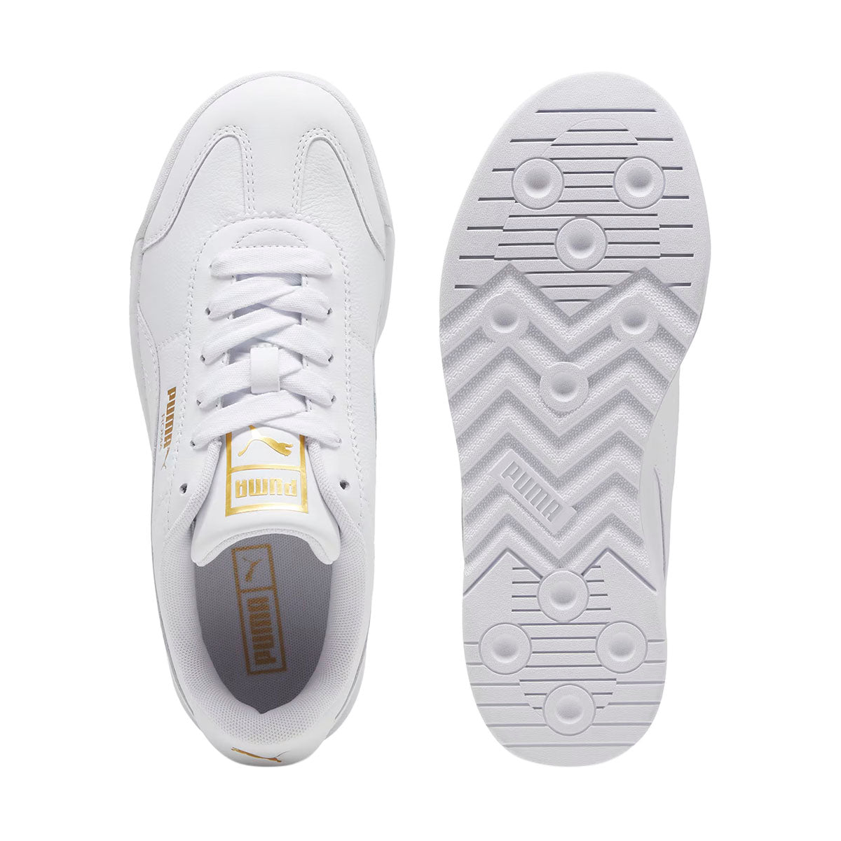TENIS PUMA ROMA FEMININE PARA DAMA COLOR BLANCO ORO