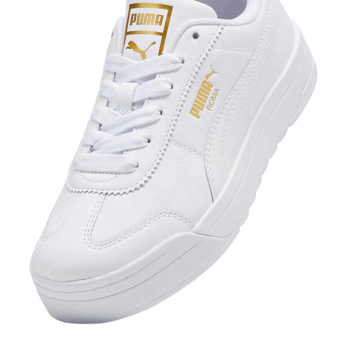 TENIS PUMA ROMA FEMININE PARA DAMA COLOR BLANCO ORO