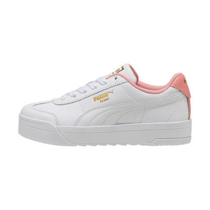 TENIS PUMA ROMA FEMININE PARA DAMA COLOR BLANCO ROSA