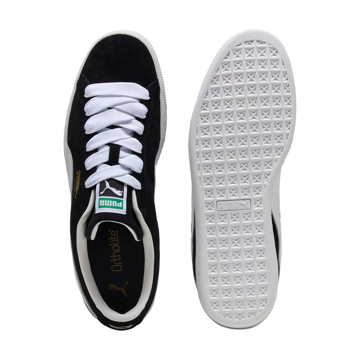TENIS PUMA SUEDE CLASSIC PARA CABALLERO COLOR NEGRO BLANCO