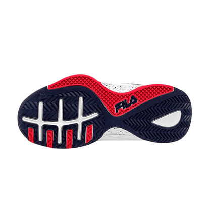 TENIS FILA SPITFIRE JUVENIL COLOR BLANCO MARINO ROJO