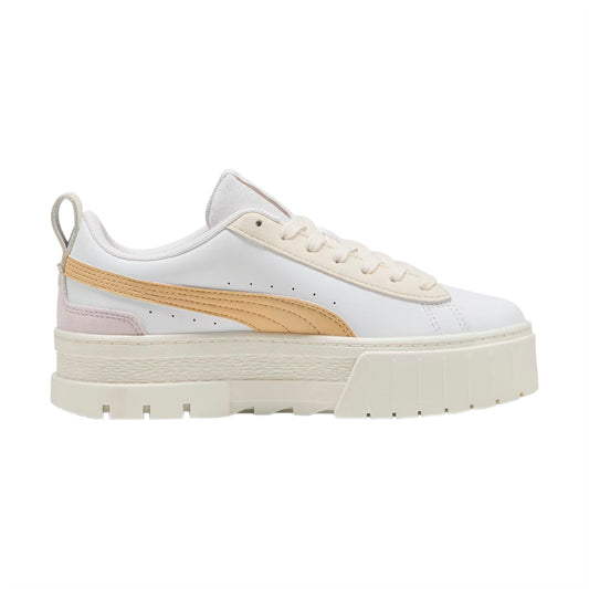 TENIS PUMA MAYZE SECRET GARDEN PARA DAMA COLOR BLANCO BEIGE