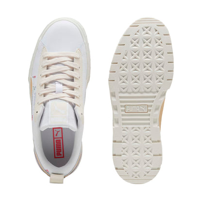 TENIS PUMA MAYZE SECRET GARDEN PARA DAMA COLOR BLANCO BEIGE