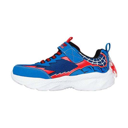 TENIS SKECHERS CREATURE CRAWLERS PARA NIÑO COLOR AZUL ROJO