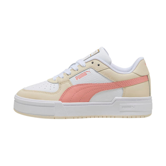 TENIS PUMA CA PRO CLASSIC II PARA DAMA COLOR BLANCO BEIGE CORAL