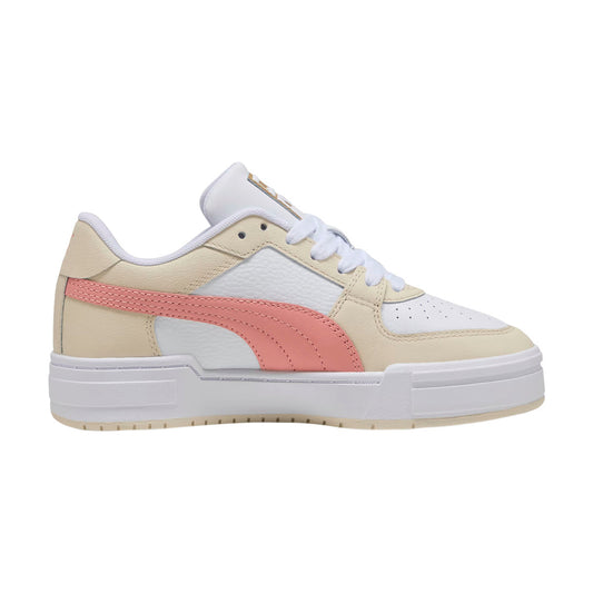 TENIS PUMA CA PRO CLASSIC II PARA DAMA COLOR BLANCO BEIGE CORAL
