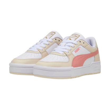 TENIS PUMA CA PRO CLASSIC II PARA DAMA COLOR BLANCO BEIGE CORAL