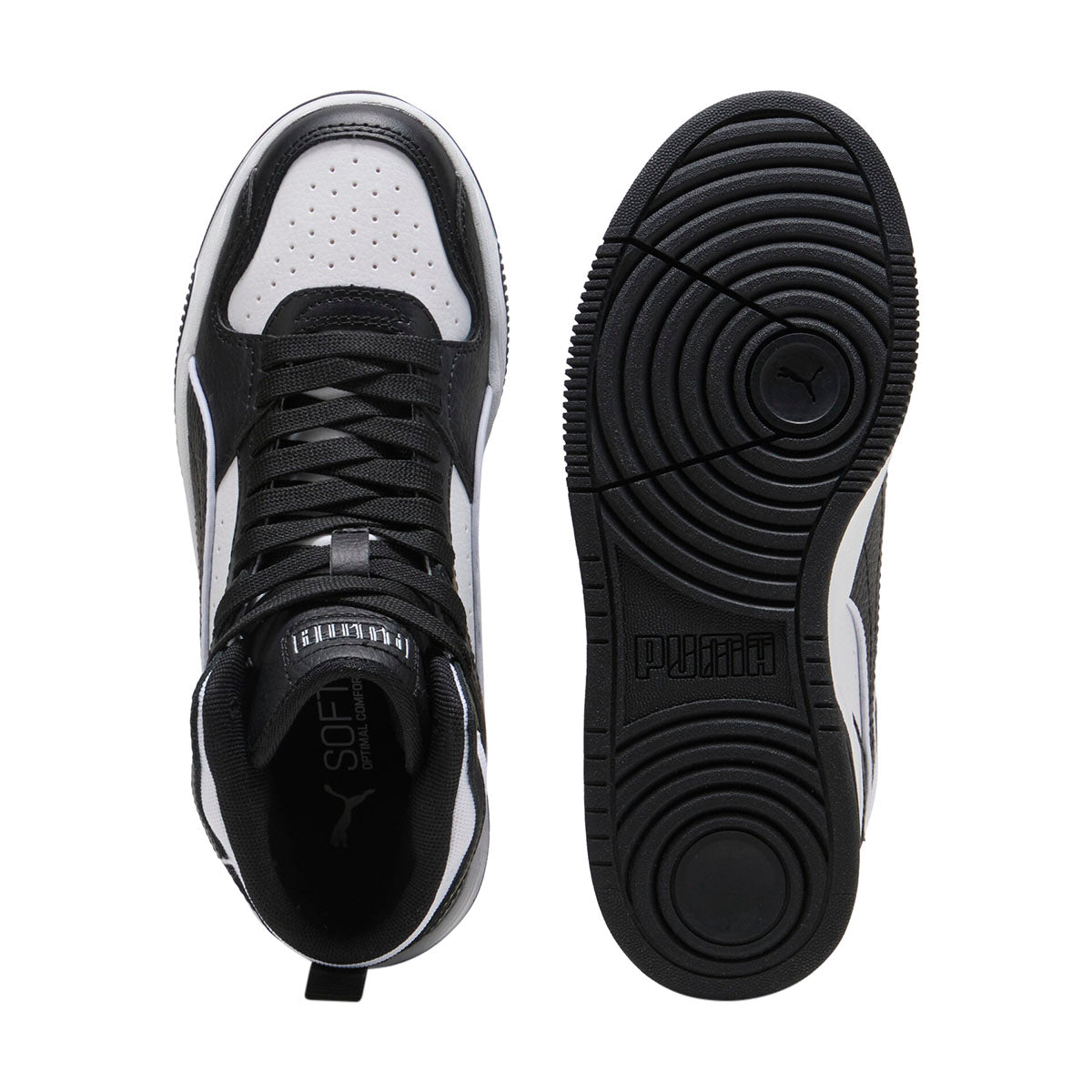 TENIS PUMA RBD BREAK PARA CABALLERO COLOR NEGRO BLANCO