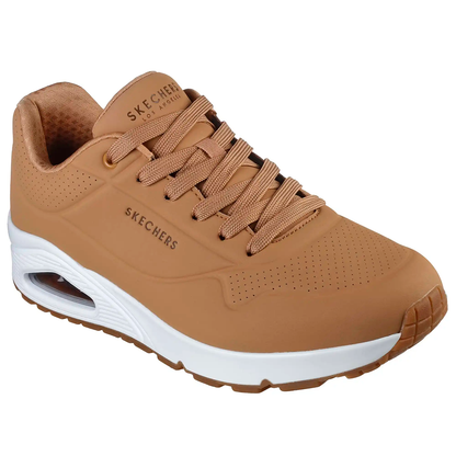 TENIS SKECHERS THE UNO PARA CABALLERO COLOR CAFE