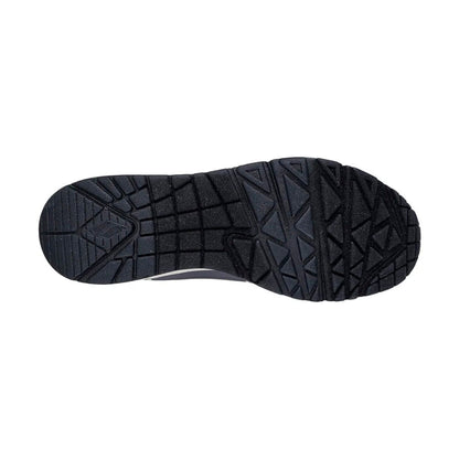 TENIS SKECHERS UNO STAND ON AIR PARA CABALLERO COLOR GRIS NEGRO