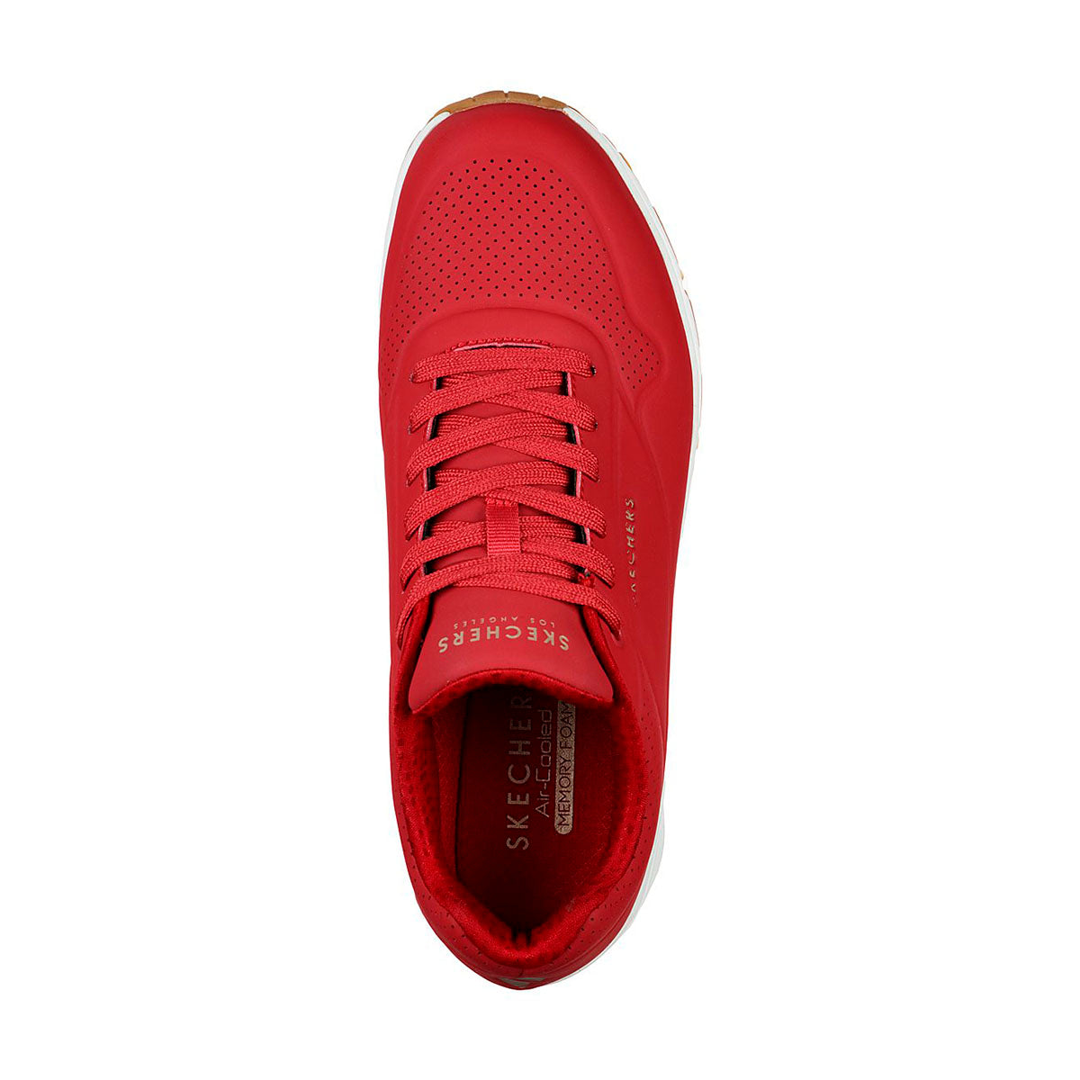 TENIS SKECHERS UNO STAND ON AIR PARA CABALLERO COLOR ROJO