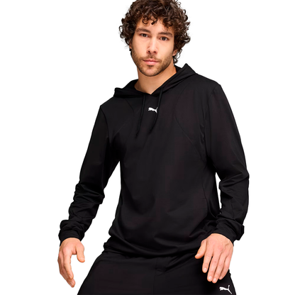 SUDADERA PUMA CLOUDSPUN PARA CABALLERO COLOR NEGRO