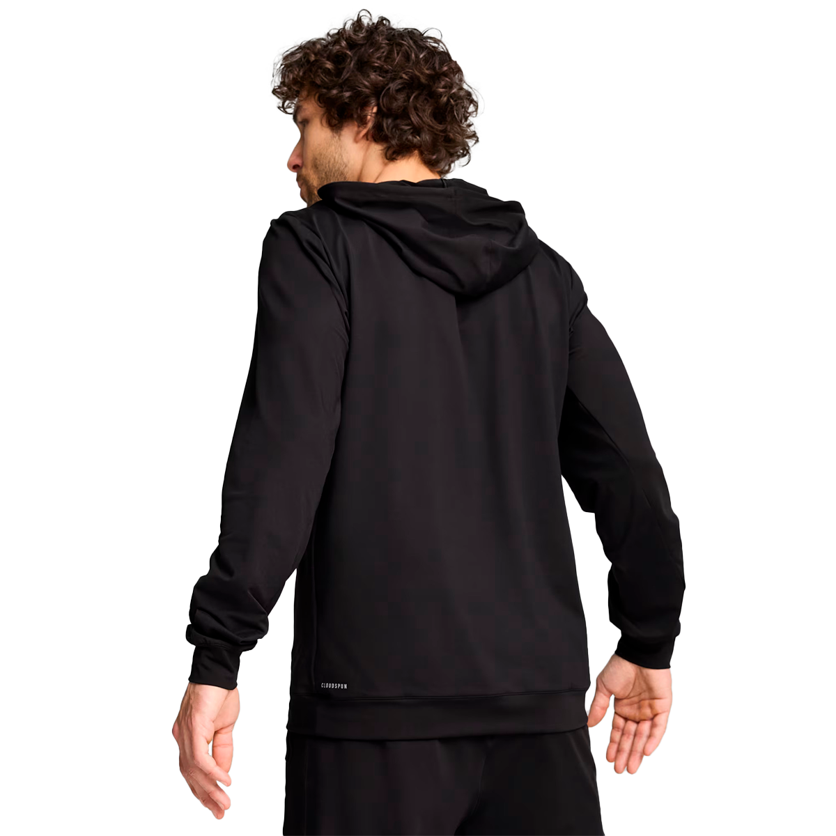 SUDADERA PUMA CLOUDSPUN PARA CABALLERO COLOR NEGRO