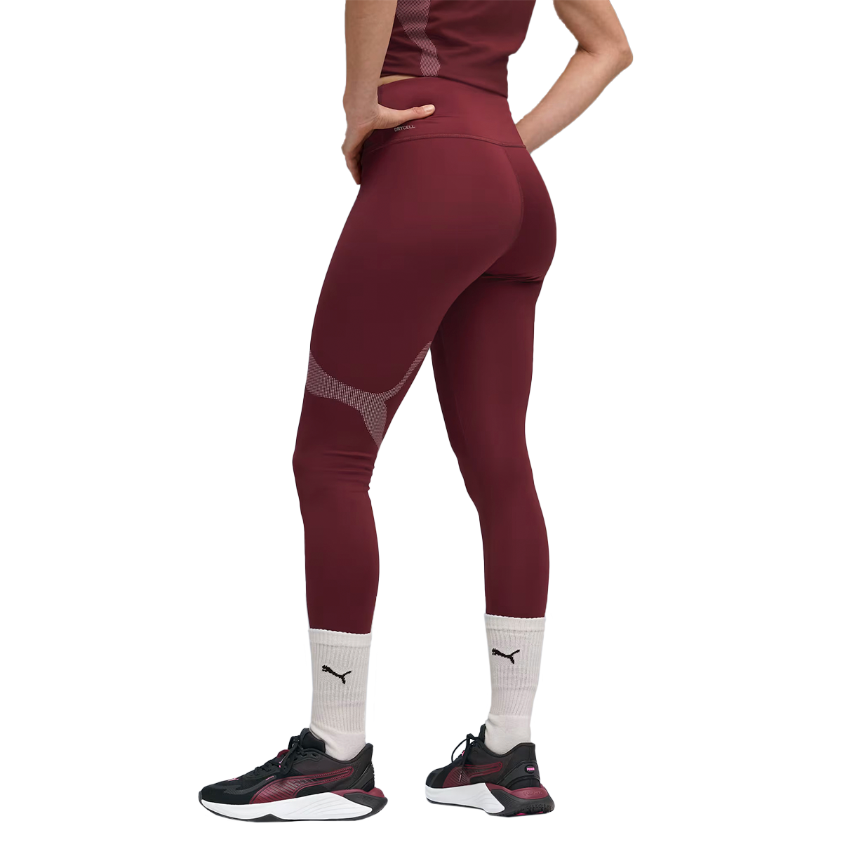 LEGGINGS PUMA TRAIN ALL DAY PARA DAMA COLOR VINO