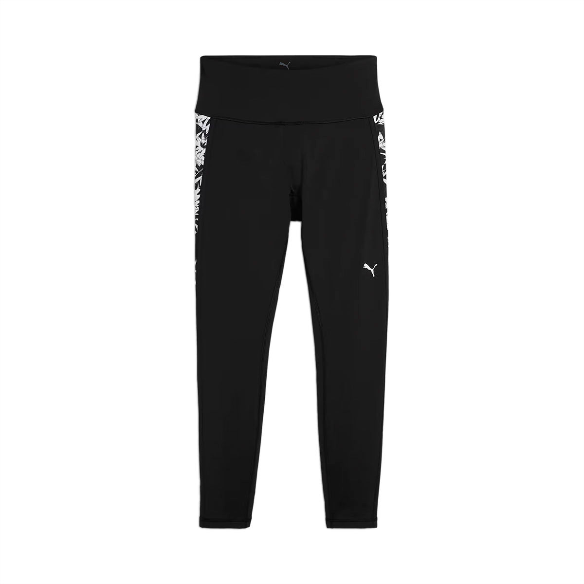 LEGGINGS PUMA TROPICAL PARA DAMA COLOR NEGRO BLANCO