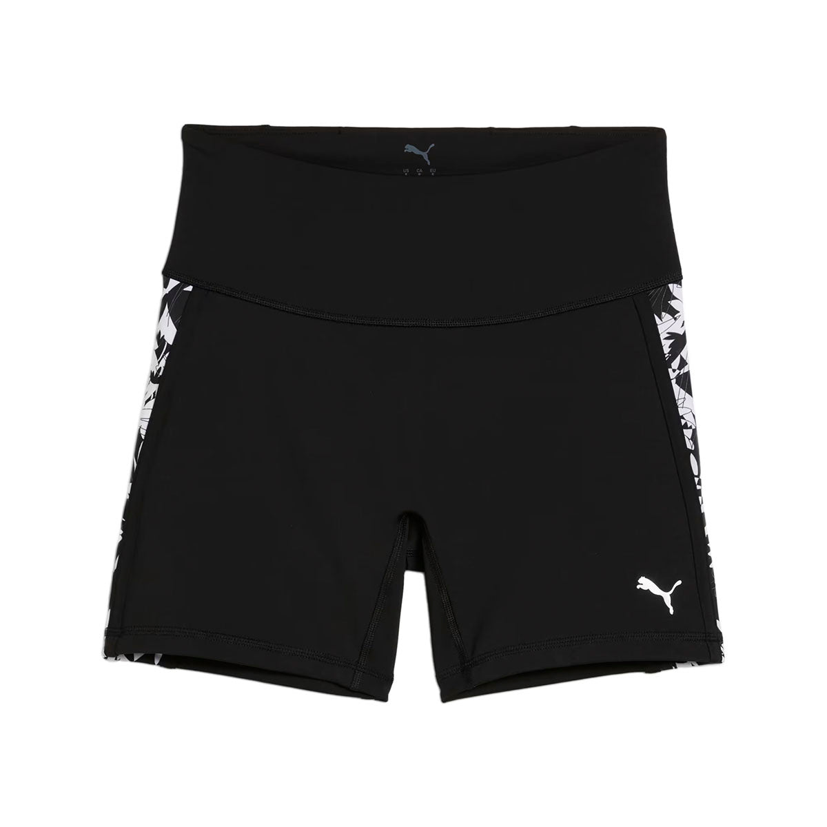 SHORT PUMA TROPICAL PARA DAMA COLOR NEGRO BLANCO