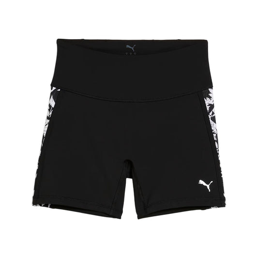 SHORT PUMA TROPICAL PARA DAMA COLOR NEGRO BLANCO