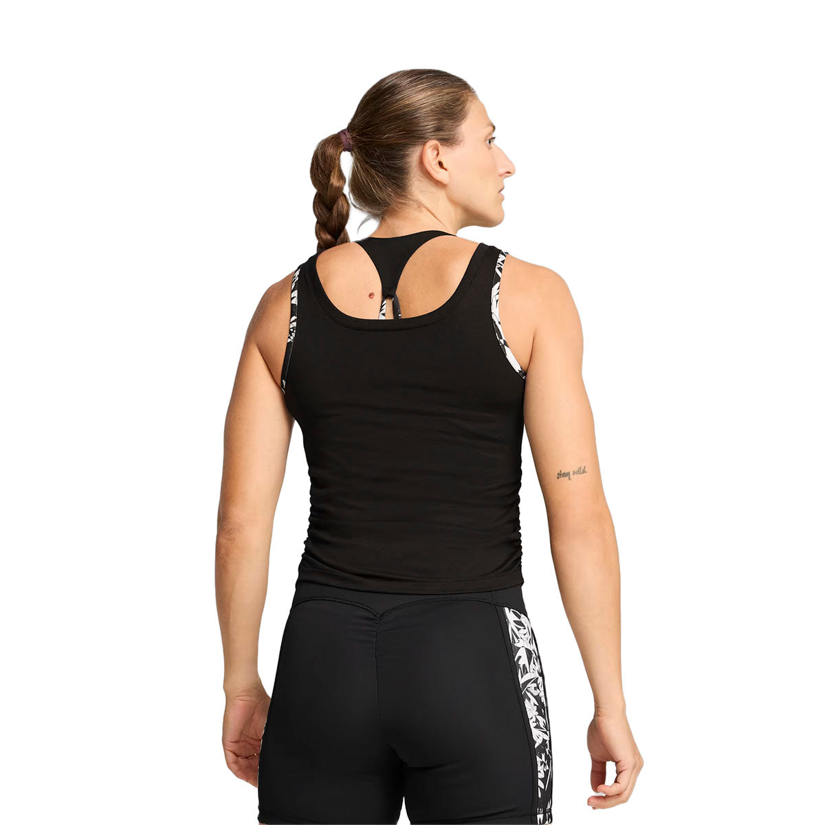 PLAYERA PUMA TROPICAL PARA DAMA COLO NEGRO