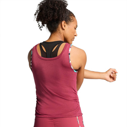 PLAYERA PUMA TROPICAL PARA DAMA COLO VINO