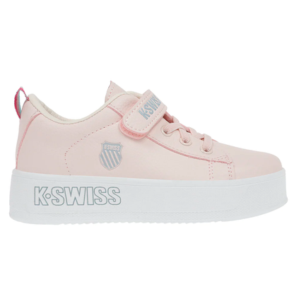 TENIS K-SWISS MINI TRINITY PLATFOMR PARA NIÑA COLOR ROSA