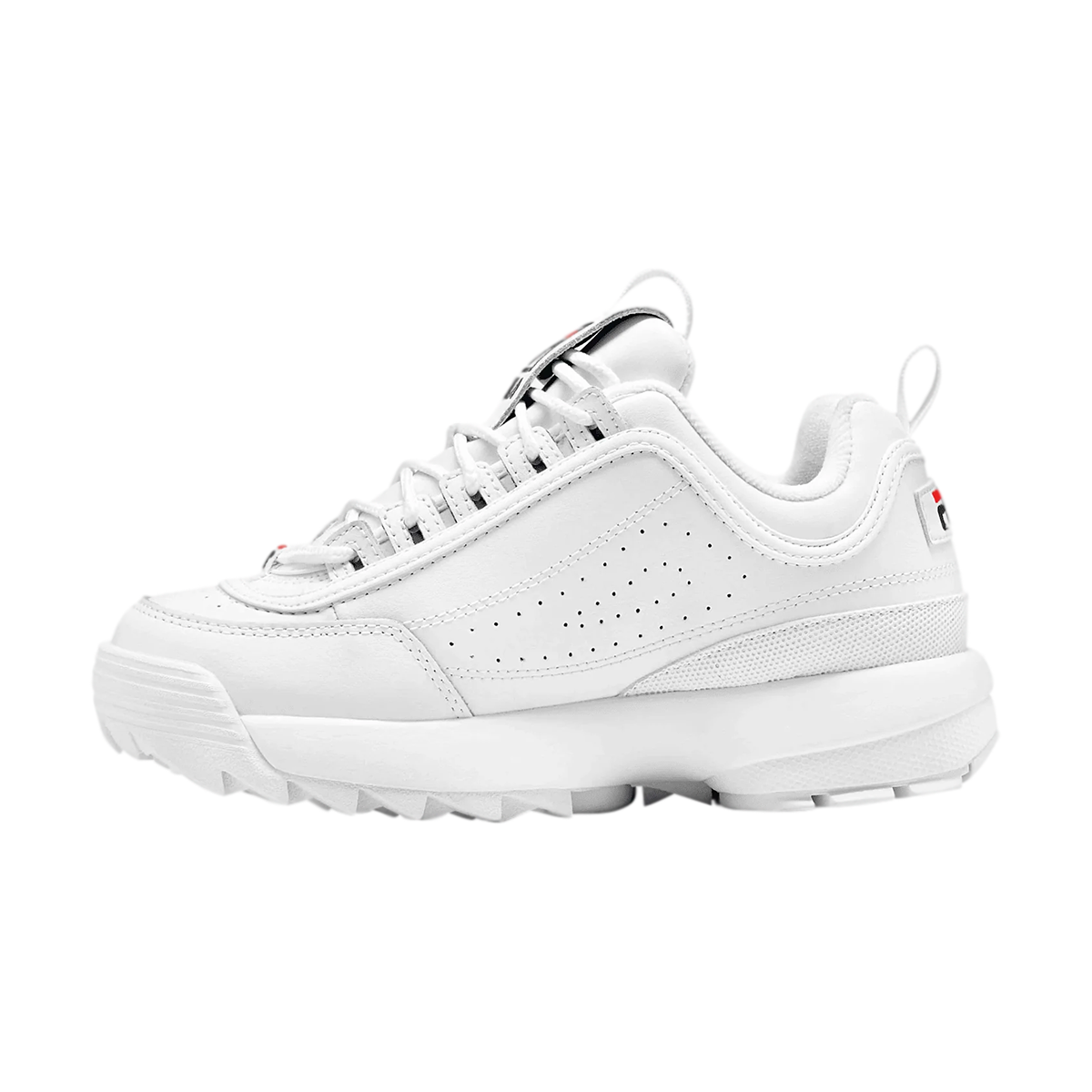 TENIS FILA DISRUPTOR II PREMIUM PARA DAMA BLANCO MARINO