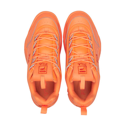 TENIS FILA DISRUPTOR II PARA DAMA COLOR NARANJA