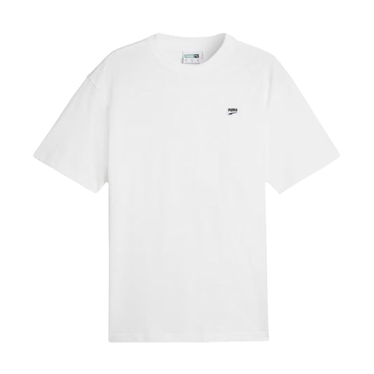 PLAYERA PUMA DOWNTOWN BAGDE PARA CABALLERO COLOR BLANCO