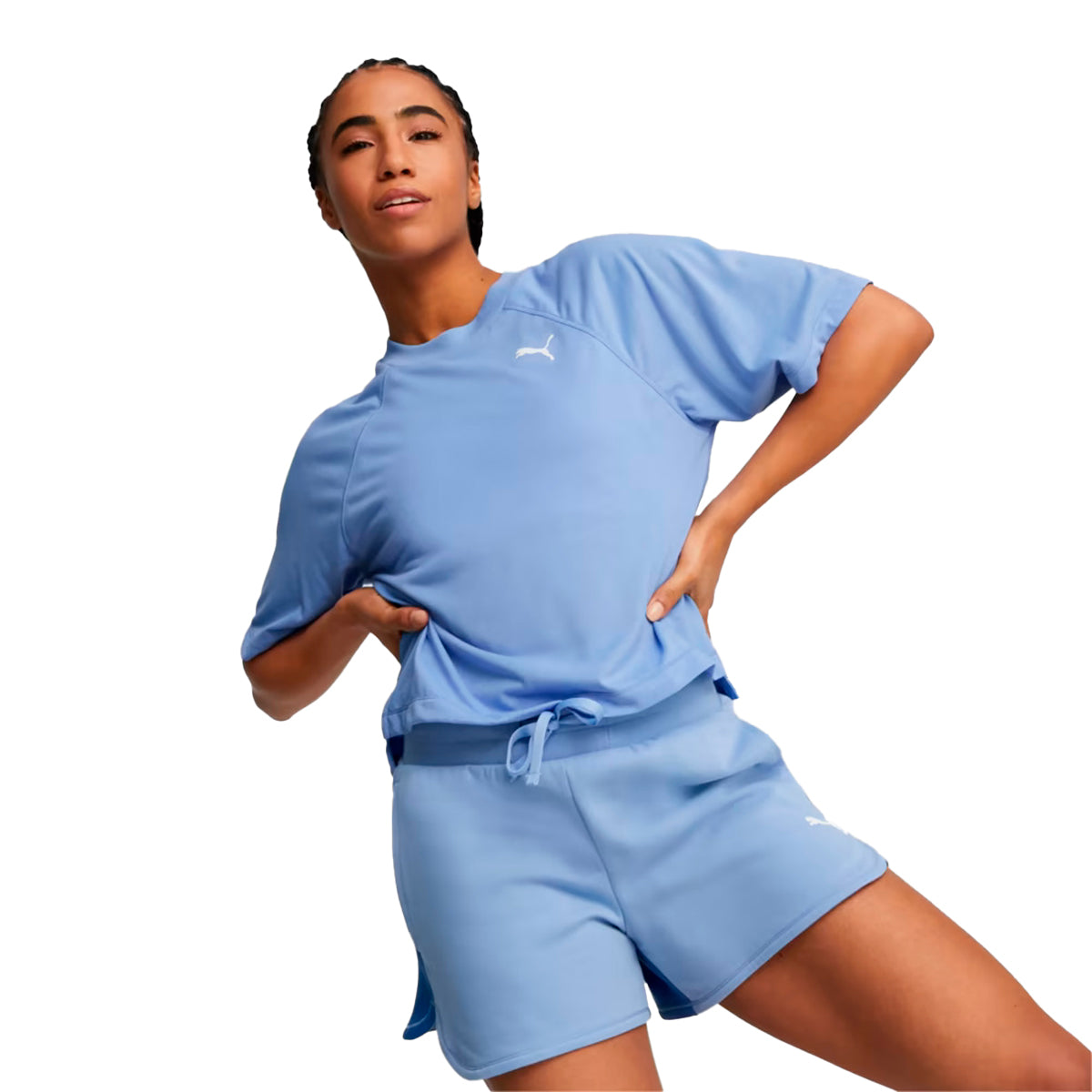 PLAYERA PUMA MODERN SPORT PARA DAMA COLOR AZUL